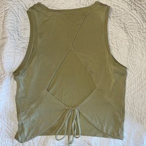 Lululemon Open Back Tank